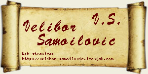Velibor Samoilović vizit kartica
